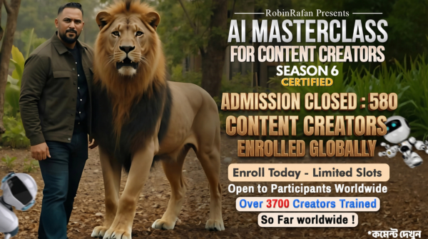 Al Masterclass FOR CONTENT CREATORS: Season 6