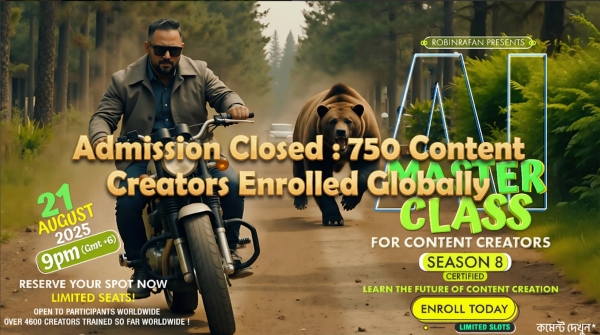 Al Masterclass FOR CONTENT CREATORS: Season 8