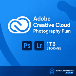 Adobe Creative Cloud Photography Plan 1TB Lightroom Photoshop Bangladesh price
