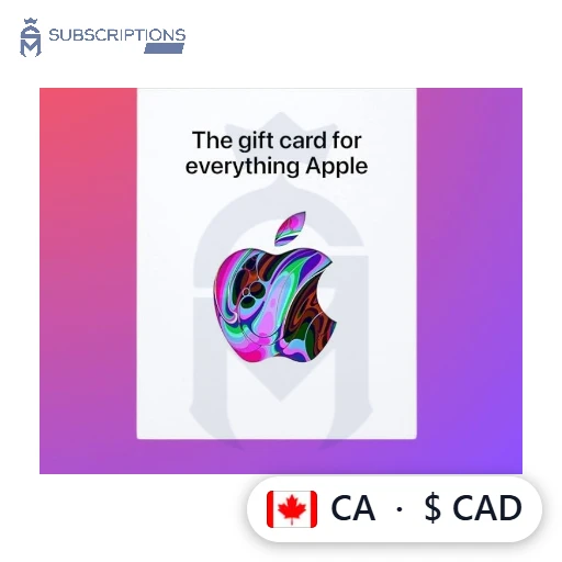 Apple Gift Card — Canada (CAD) — buy online in Bangladesh | Subscriptions Mart BD