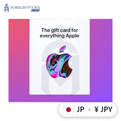 Apple Gift Card — Japan (JPY) — buy online in Bangladesh | Subscriptions Mart BD