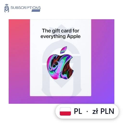 Apple Gift Card — Poland (PLN) — buy online in Bangladesh | Subscriptions Mart BD