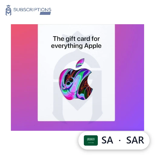 Apple Gift Card — Saudi Arabia (SAR) — buy online in Bangladesh | Subscriptions Mart BD