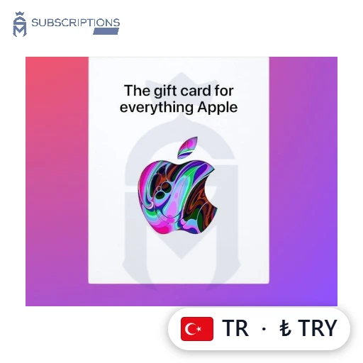 Apple Gift Card — Turkey (TRY) Apple Gift Card — Turkey (TRY) — buy online in Bangladesh | Subscriptions Mart BD