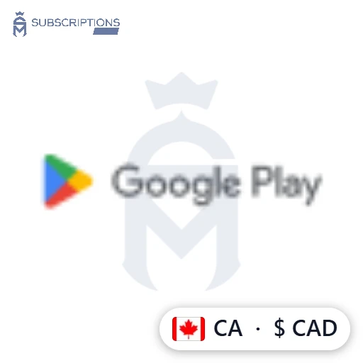 Google Play Gift Card — Canada (CAD) — buy online in Bangladesh | Subscriptions Mart BD