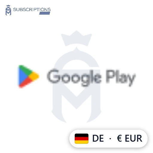 Google Play Gift Card — Germany (EUR) — buy online in Bangladesh | Subscriptions Mart BD