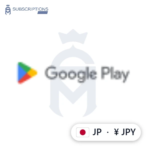 Google Play Gift Card — Japan (JPY) — buy online in Bangladesh | Subscriptions Mart BD