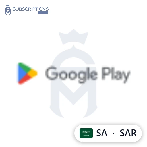 Google Play Gift Card — Saudi Arabia (SAR) — buy online in Bangladesh | Subscriptions Mart BD