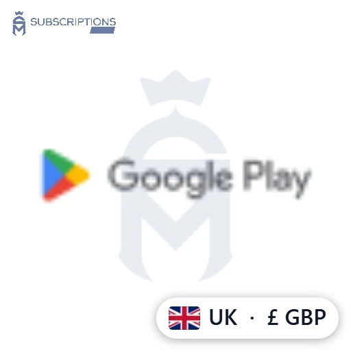 Google Play Gift Card — United Kingdom (GBP) — buy online in Bangladesh | Subscriptions Mart BD