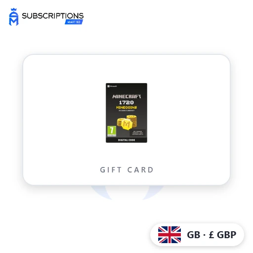 Minecraft UK Gift Card