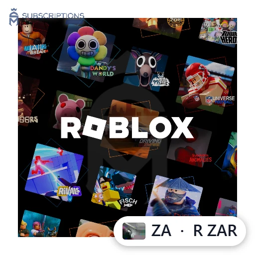 Roblox Gift Card — South Africa (ZAR) Roblox Gift Card — South Africa (ZAR) — buy online in Bangladesh | Subscriptions Mart BD