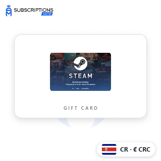 Steam Wallet Gift Card — Costa Rica (CRC)