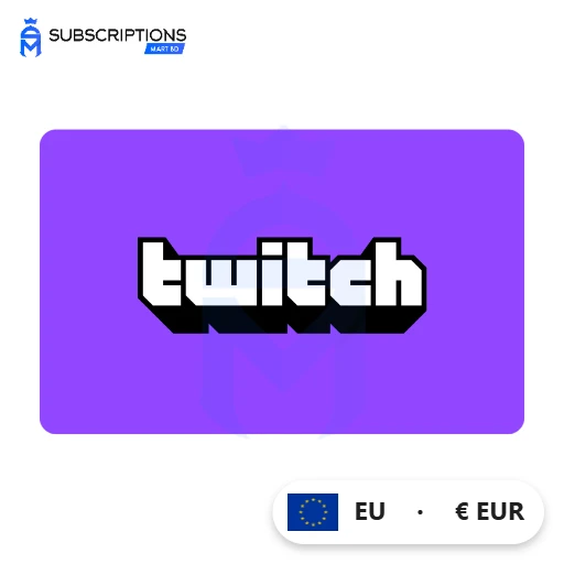 Twitch Gift Card — Europe (EUR) — buy online in Bangladesh | Subscriptions Mart BD