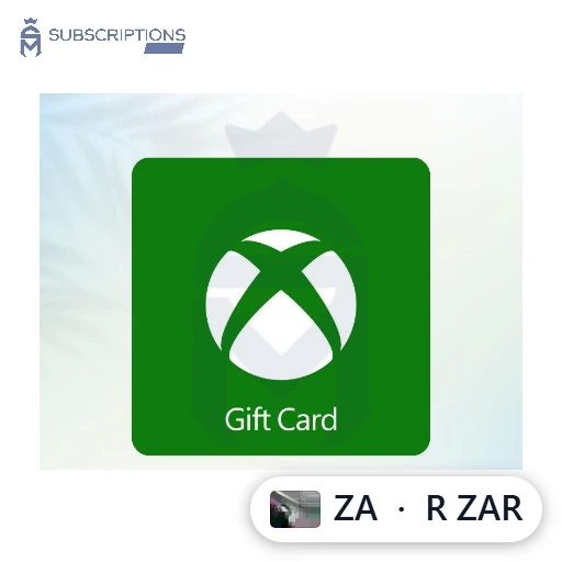 Xbox Gift Card — South Africa (ZAR) — buy online in Bangladesh | Subscriptions Mart BD