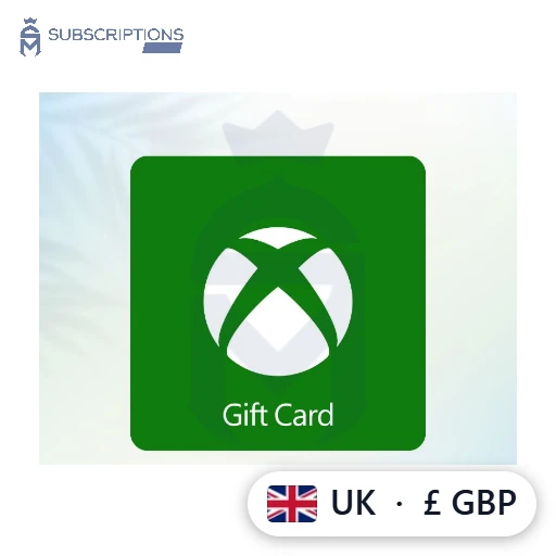 Xbox Gift Card — United Kingdom (GBP) — buy online in Bangladesh | Subscriptions Mart BD